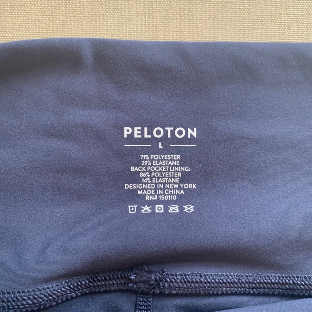NWT Peloton Cadent Jogger Pants Navy Blue High Rise Slim Fit Womens L Activewear - Picture 5 of 15